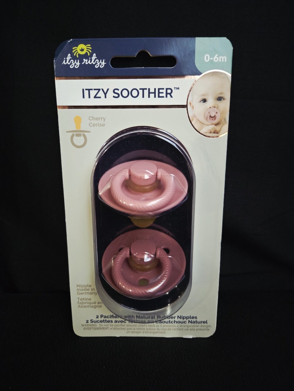 Itzy Ritzy Itzy Soother in Cherry